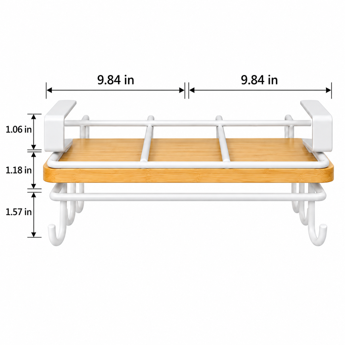Multi-Function Under Cabinet Kitchen Storage Rack