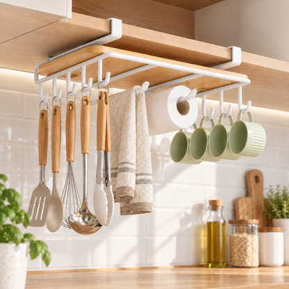 Multi-Function Under Cabinet Kitchen Storage Rack
