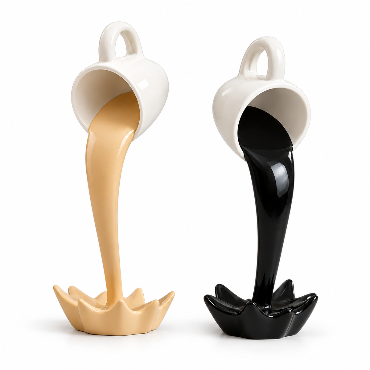 Creative Floating Pouring Cup Decorative Sculpture