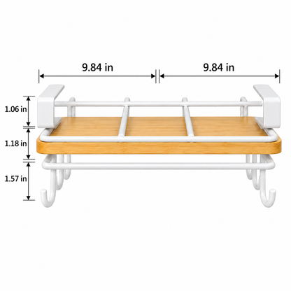 Multi-Function Under Cabinet Kitchen Storage Rack